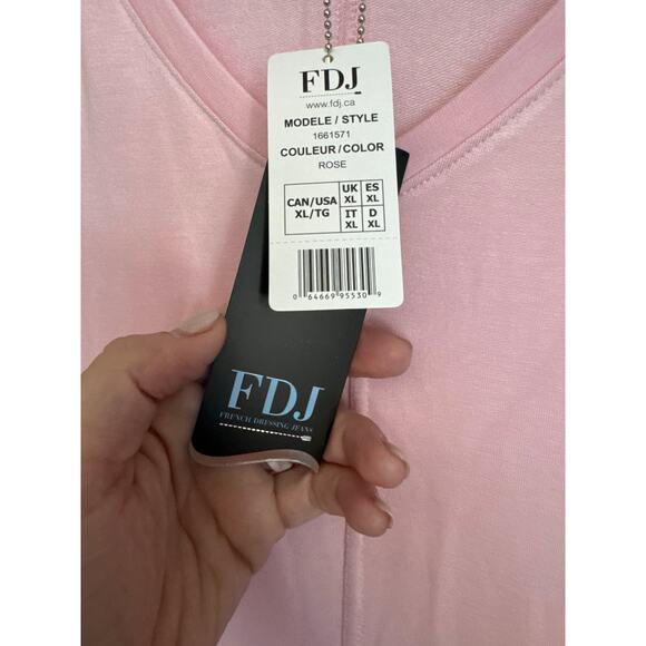 NWT FDJ French Dressing Women's Dolman Sleeve Blouse Pink Size XL - Picture 3 of 10